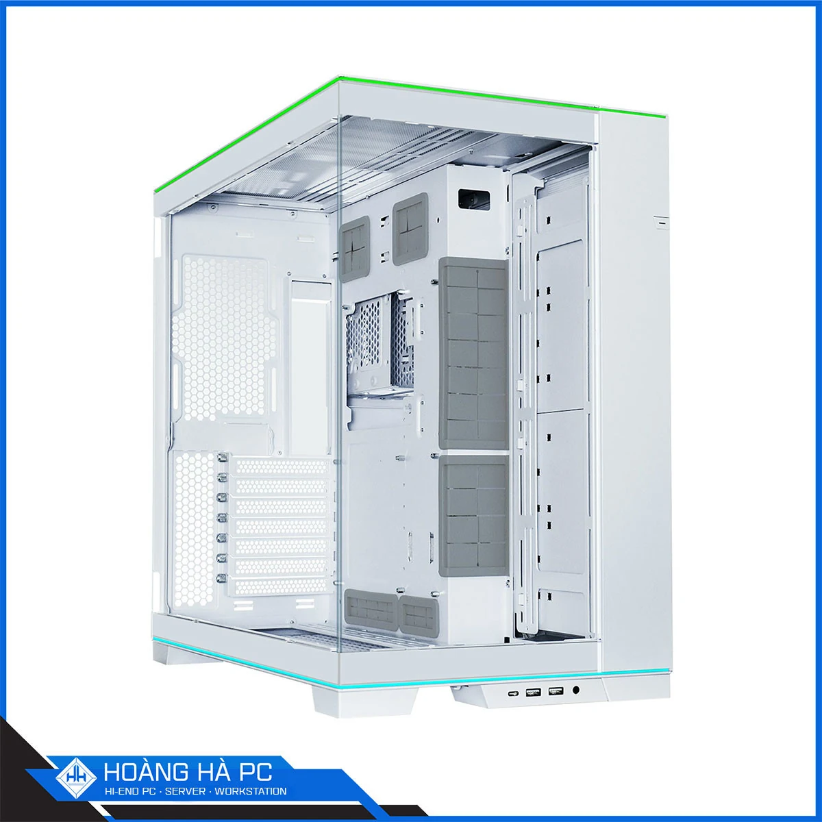 Vỏ Case PC Lian Li O11 Dynamic EVO RGB White - E-ATX - Trắng - NEW