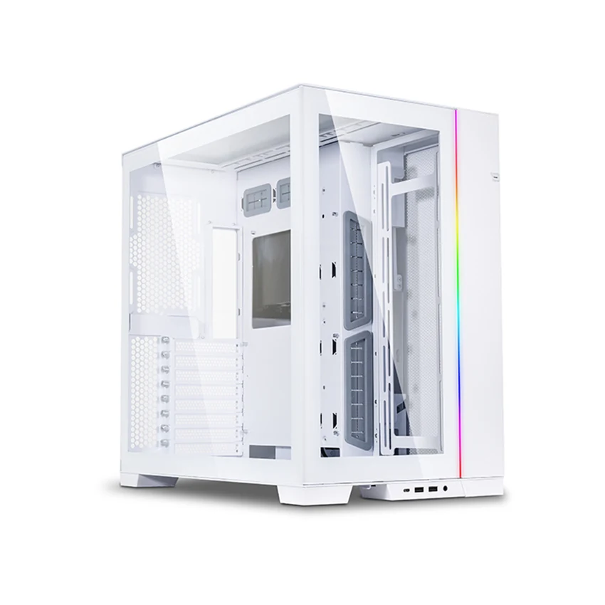 Vỏ Case PC Lian Li O11 Dynamic EVO White - E-ATX - Trắng - NEW