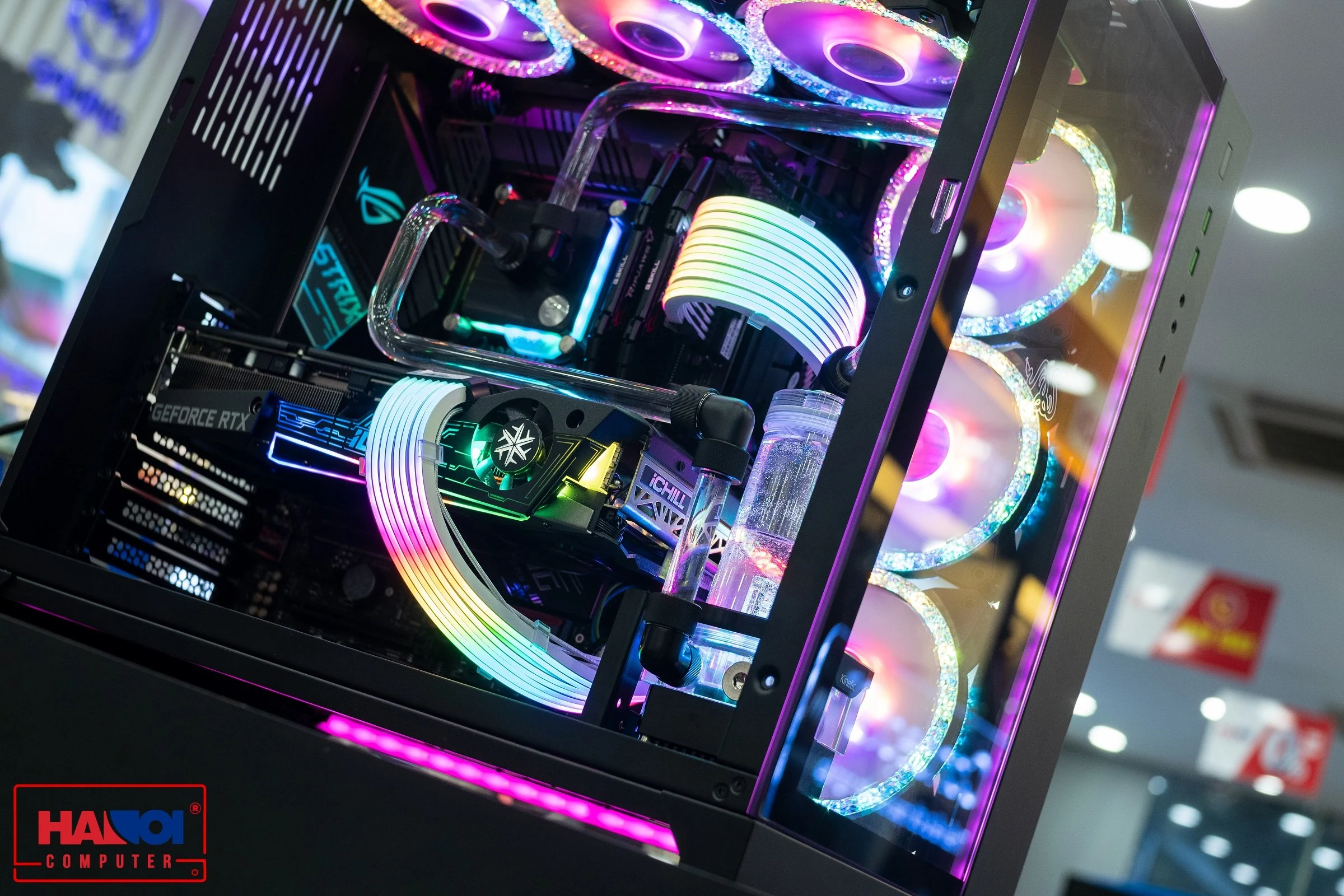 Vỏ Case PC Lian Li O11 Dynamic Razer Edition - ATX - Đen - NEW