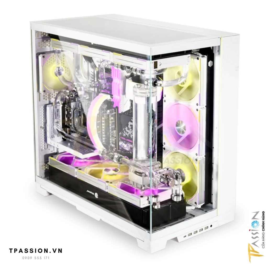Vỏ Case PC Lian Li O11 Dynamic XL White - E-ATX - Trắng - NEW