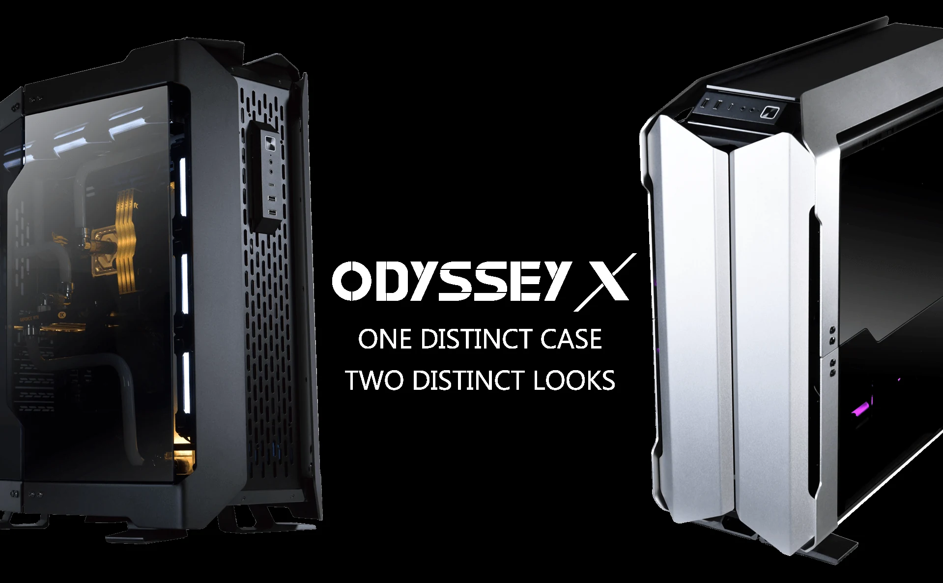 Vỏ Case PC Lian Li ODYSSEY X Black - E-ATX - Đen - NEW