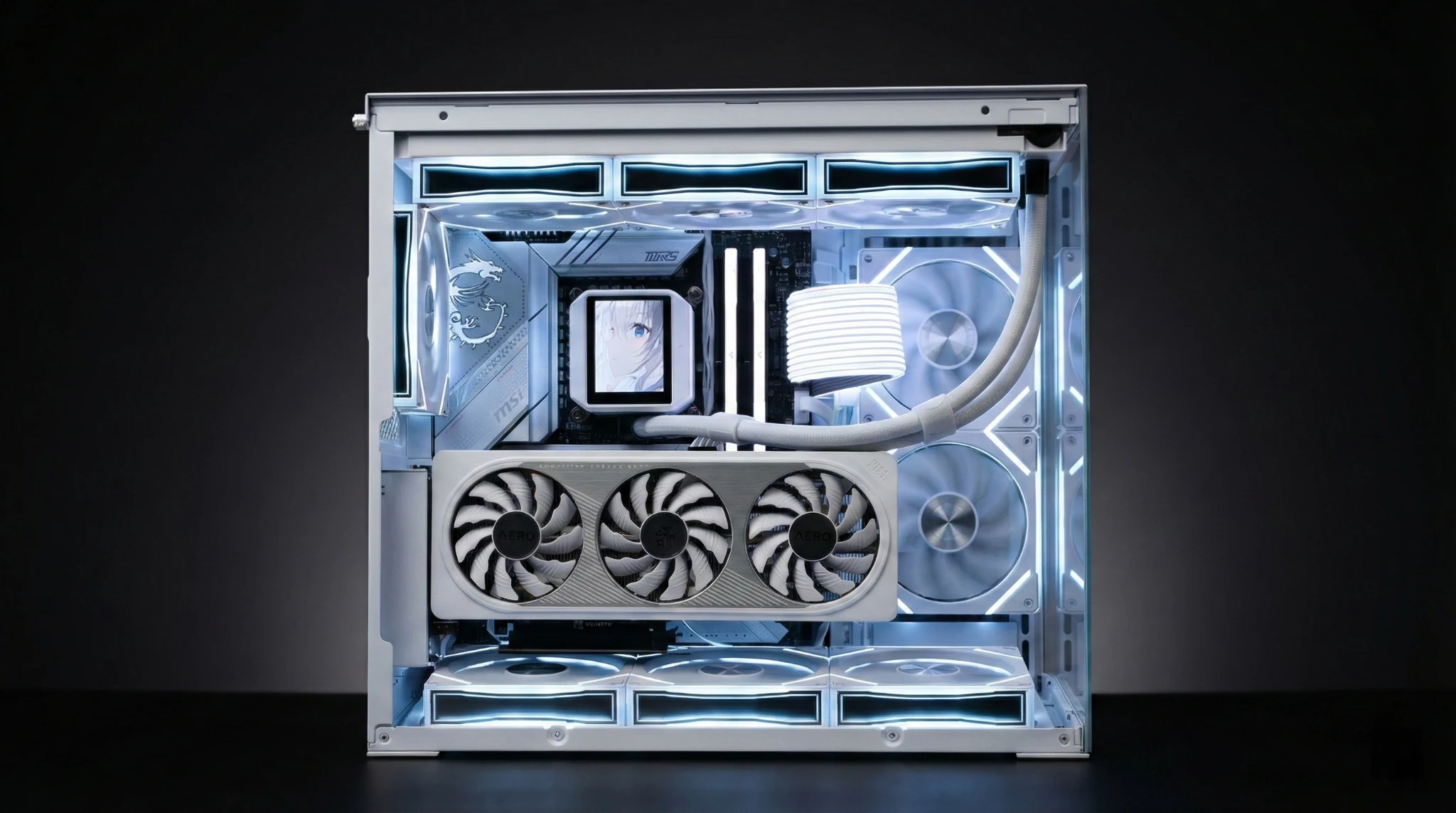 Vỏ Case PC Lian Li TU150 White - Mini-ITX - Trắng - NEW