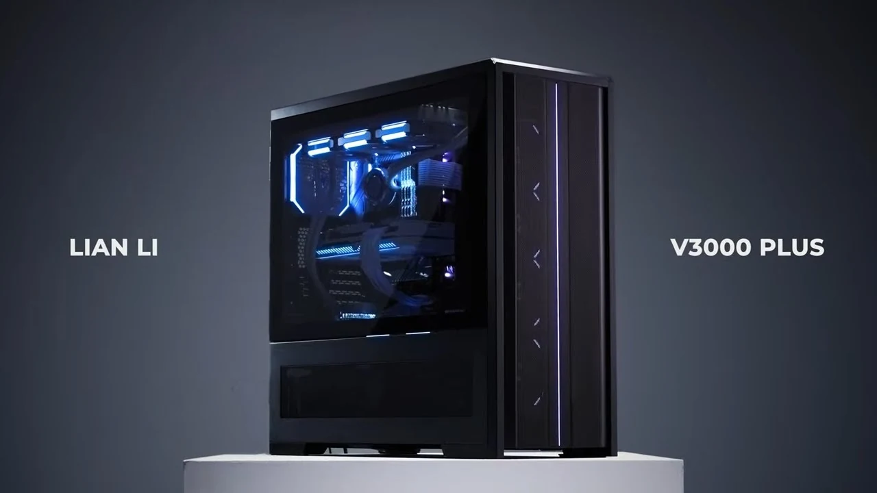 Vỏ Case PC Lian Li V3000 Plus Black - E-ATX - Đen - NEW