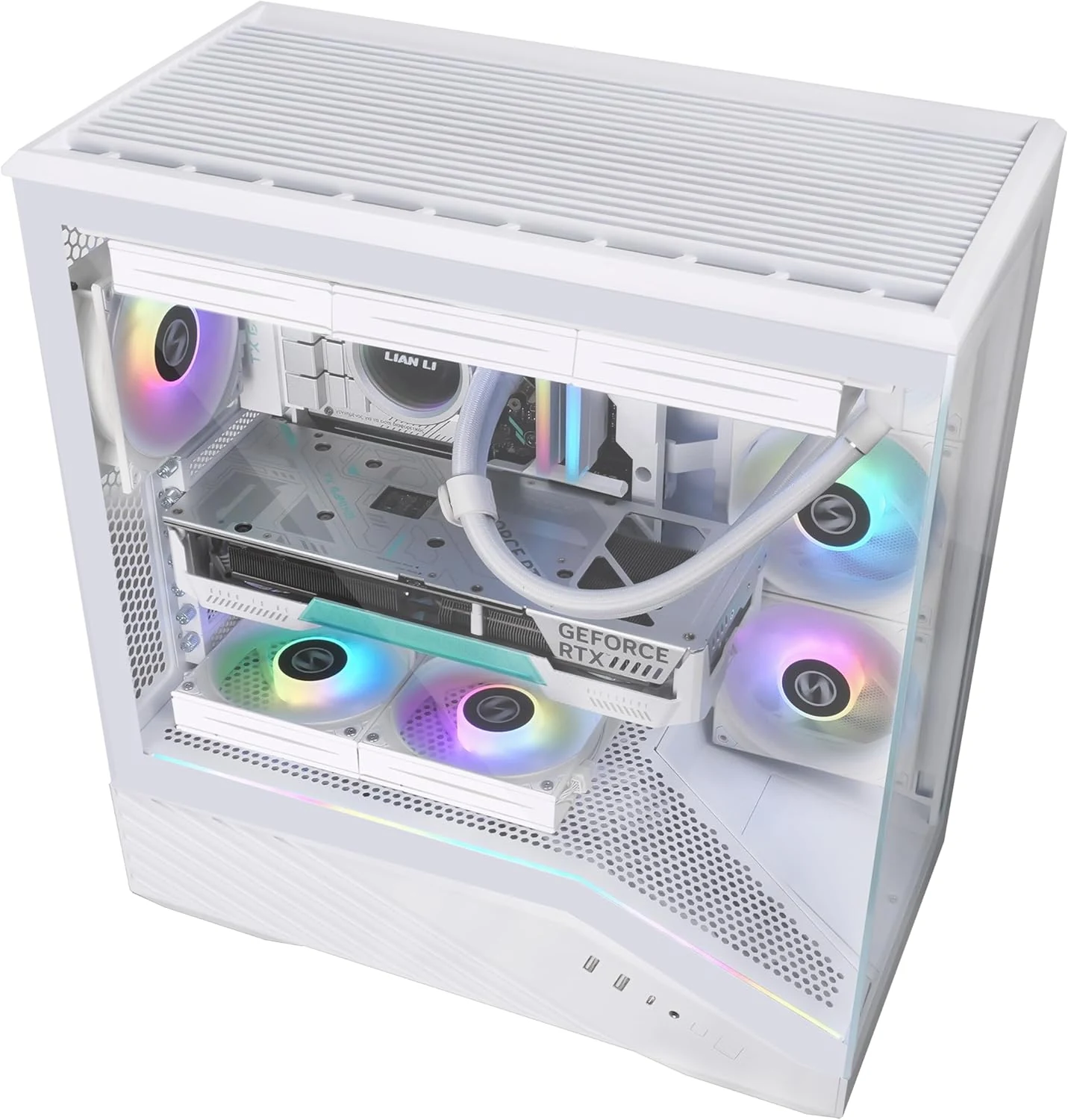 Vỏ Case PC Lian Li Vector V100 White - ATX - Trắng - NEW