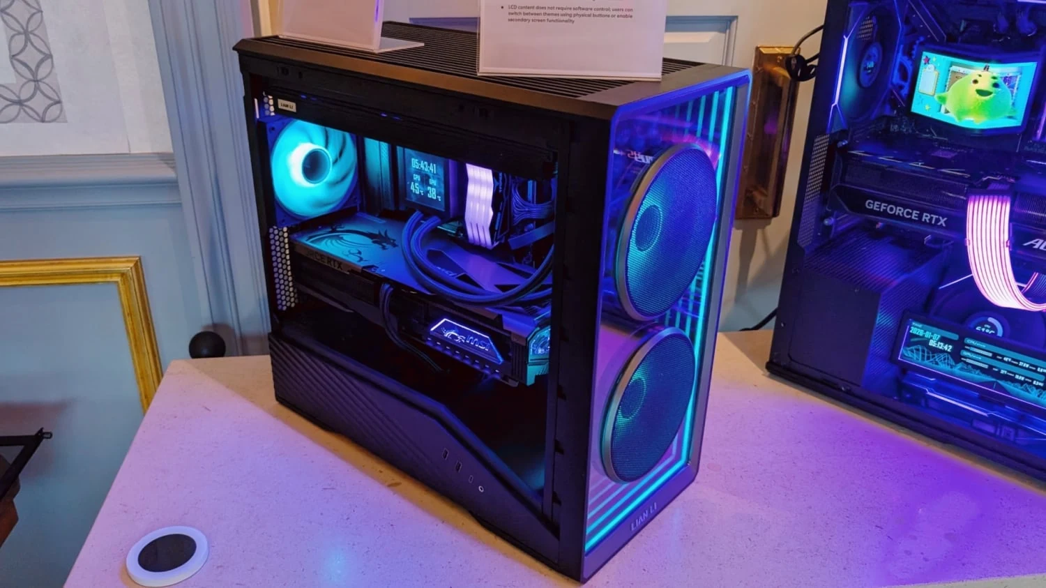 Vỏ Case PC Lian Li Vector V150 INF White - ATX - Trắng - NEW