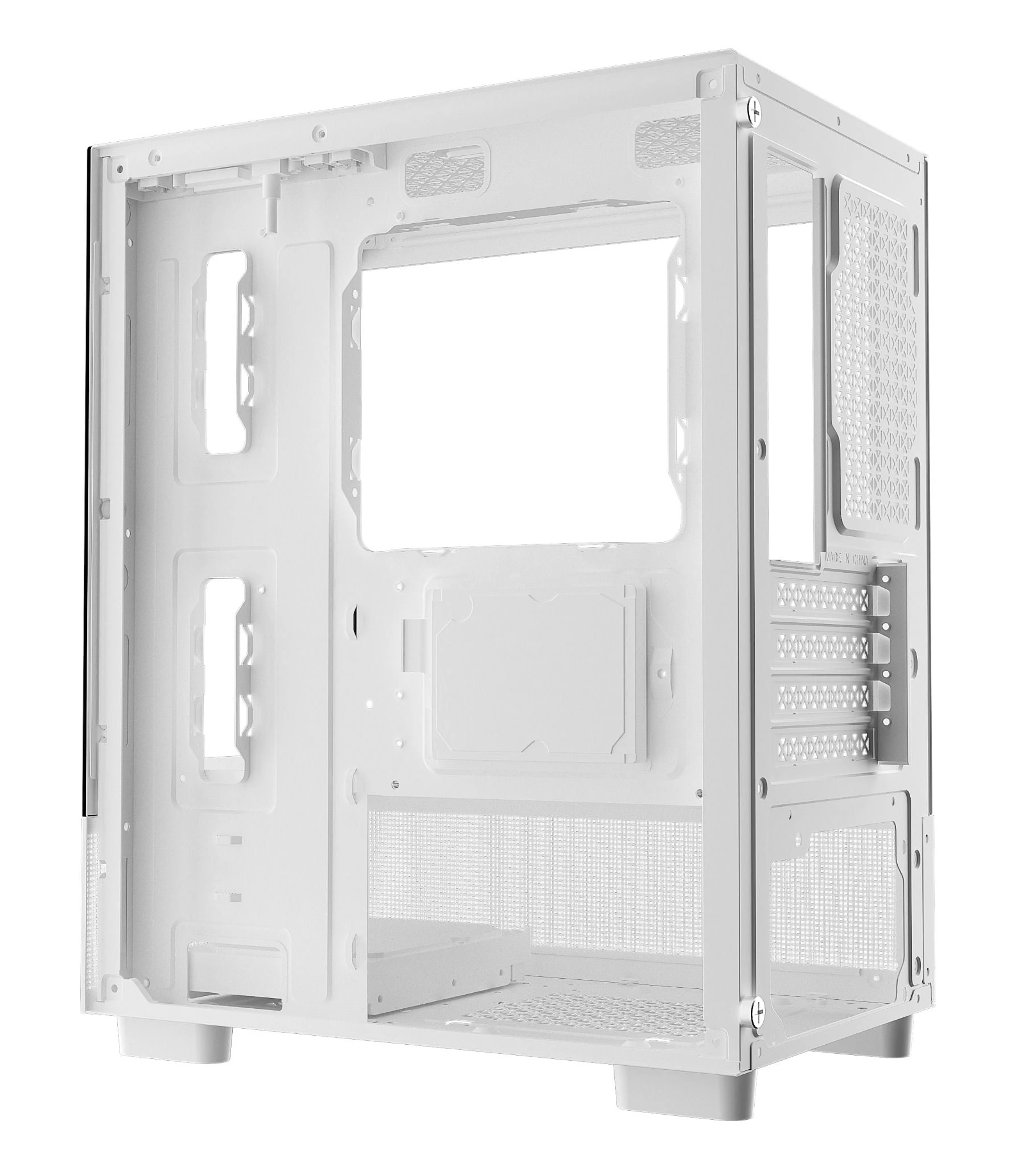 Vỏ Case PC MIK AETHER Gaming White - M-ATX - Trắng - NEW