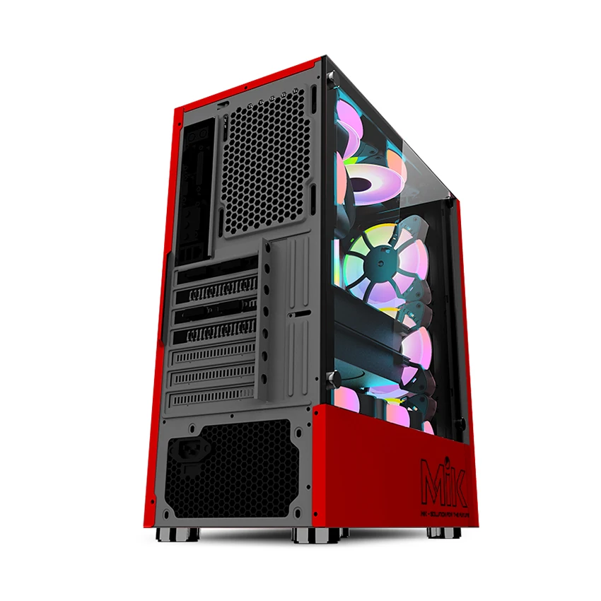 Vỏ Case PC MIK DT03 Pink - M-ATX - Hồng - NEW