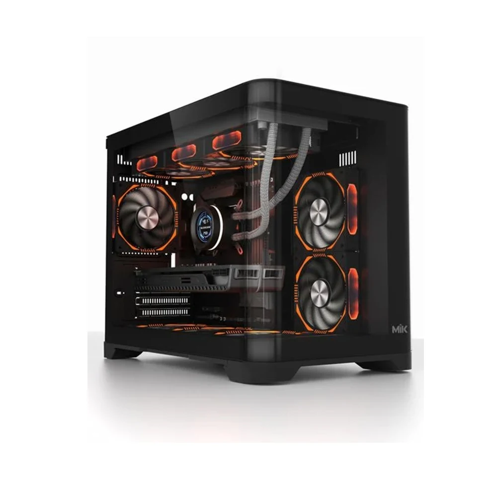 Vỏ Case PC MIK Focalors M Black - M-ATX - Đen - NEW