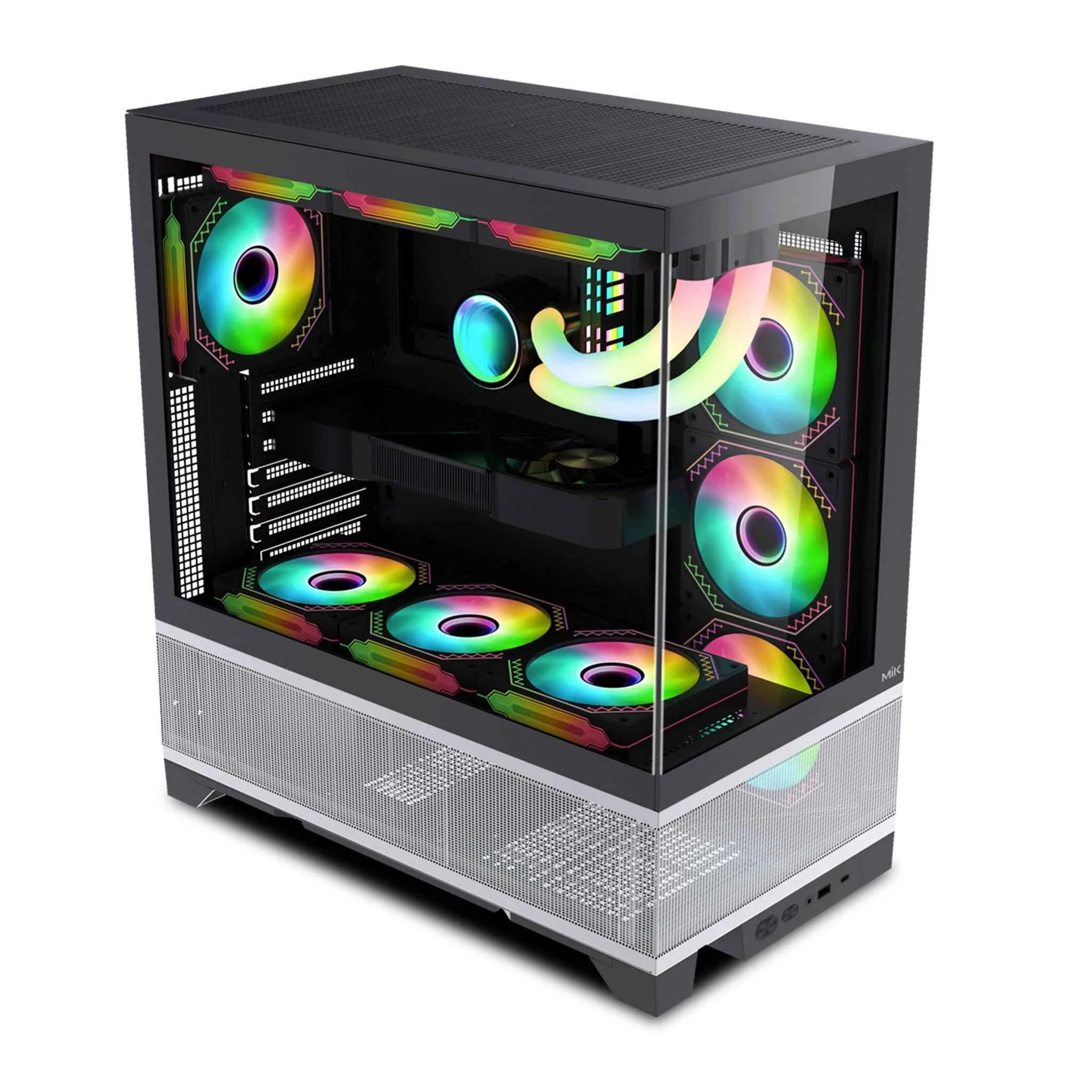 Vỏ Case PC MIK Lumine 4FA Black - ATX - Đen - NEW