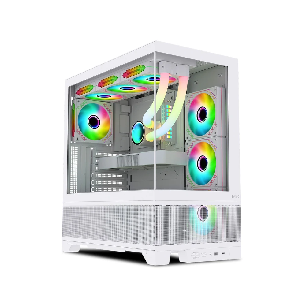 Vỏ Case PC MIK Lumine 4FA White - ATX - Trắng - NEW