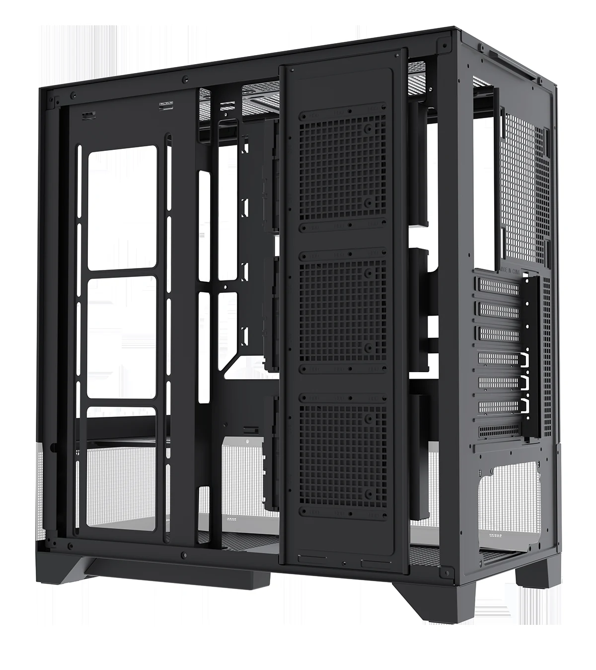 Vỏ Case PC MIK Lumine Gaming Black 4 Fan - ATX - Đen - NEW