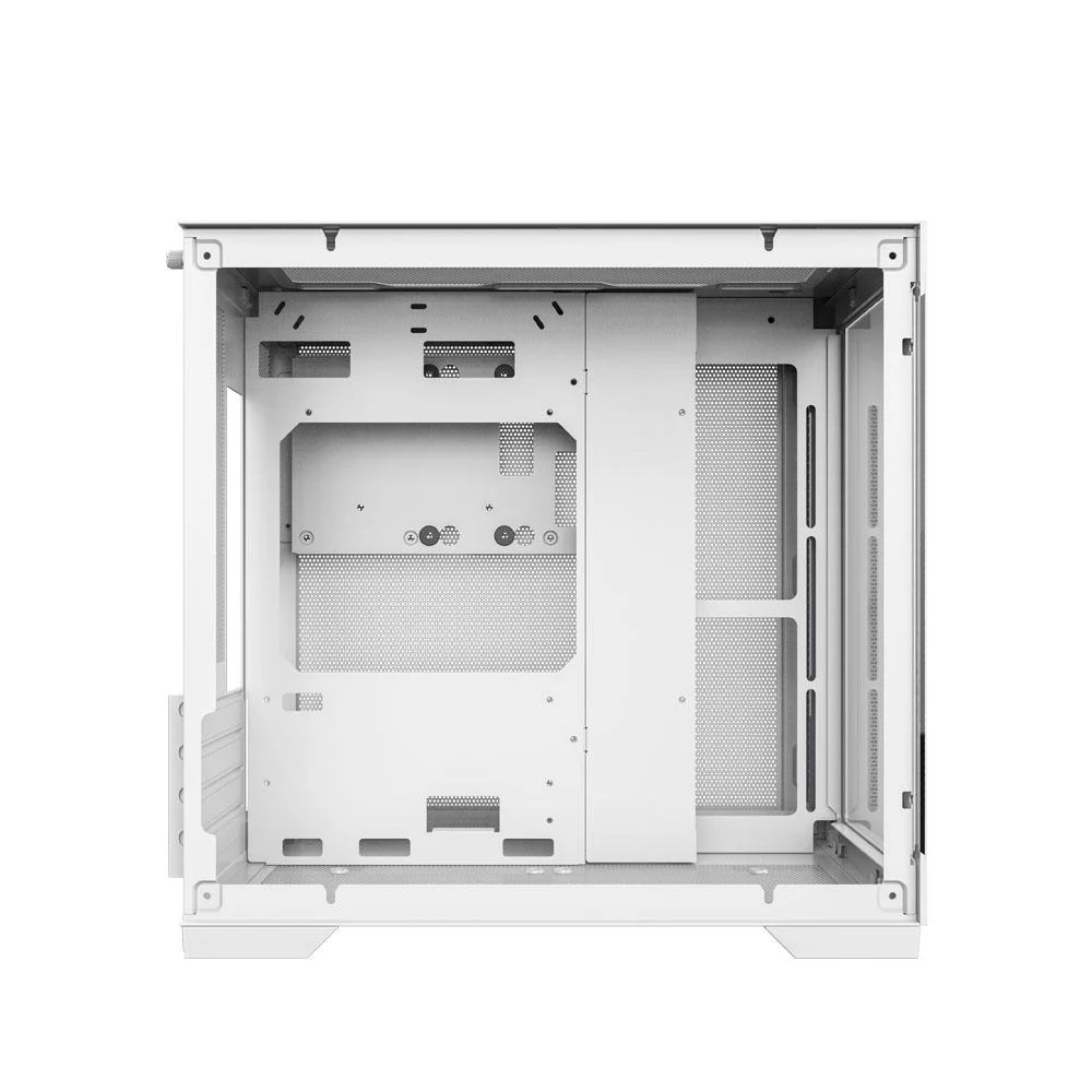 Vỏ Case PC MIK LV12 Mini Flow White - M-ATX - Trắng - NEW