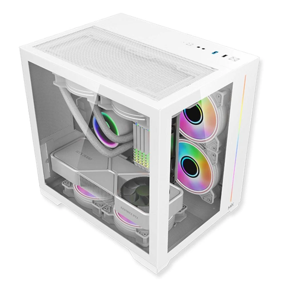 Vỏ Case PC MIK LV12 White - ATX - Trắng - NEW