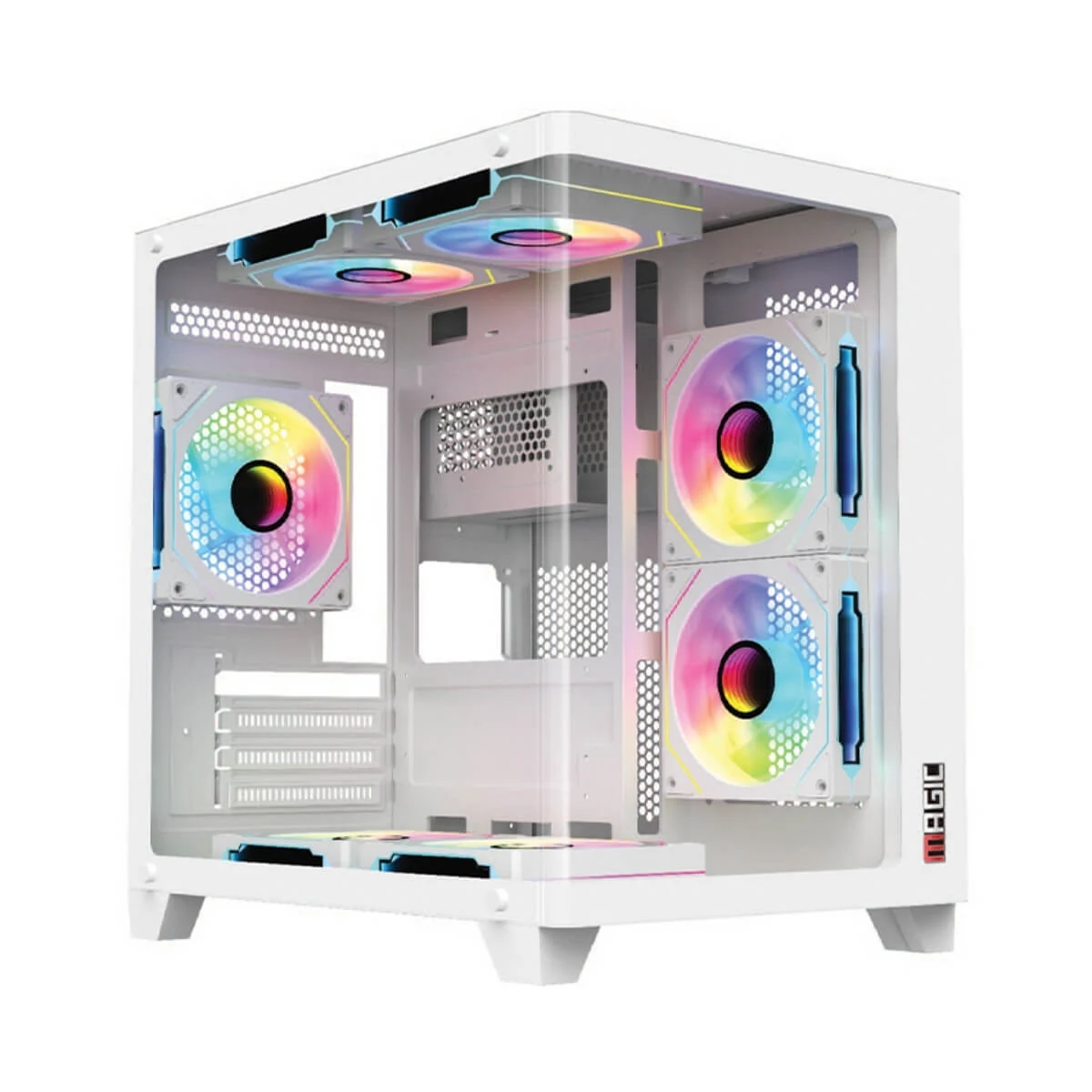 Vỏ Case PC MIK Morax 3FA White - M-ATX - Trắng - NEW