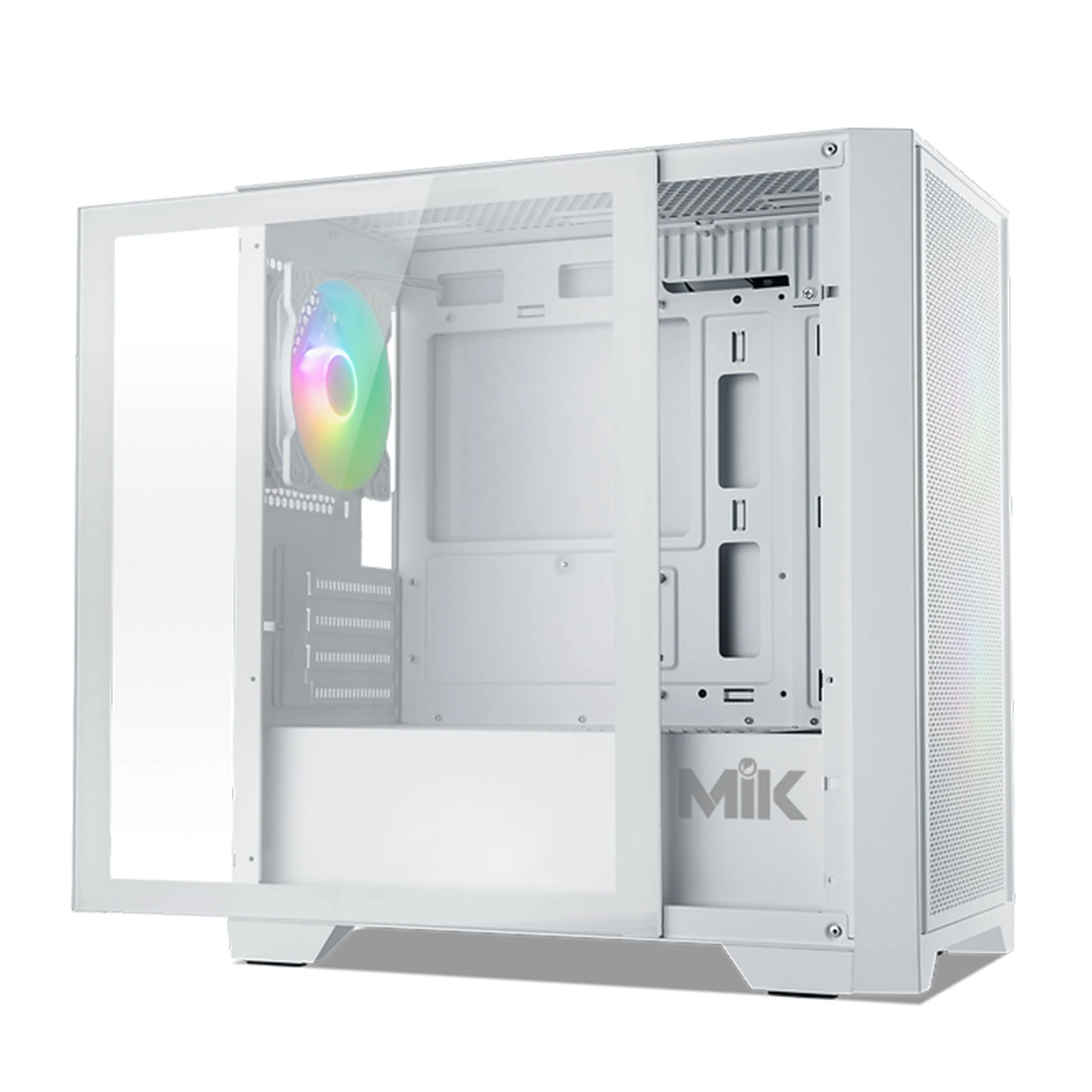 Vỏ Case PC MIK Morax 3FA White - M-ATX - Trắng - NEW