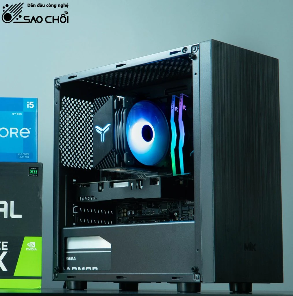 Vỏ Case PC MIK Nexus M Black - M-ATX - Đen - NEW
