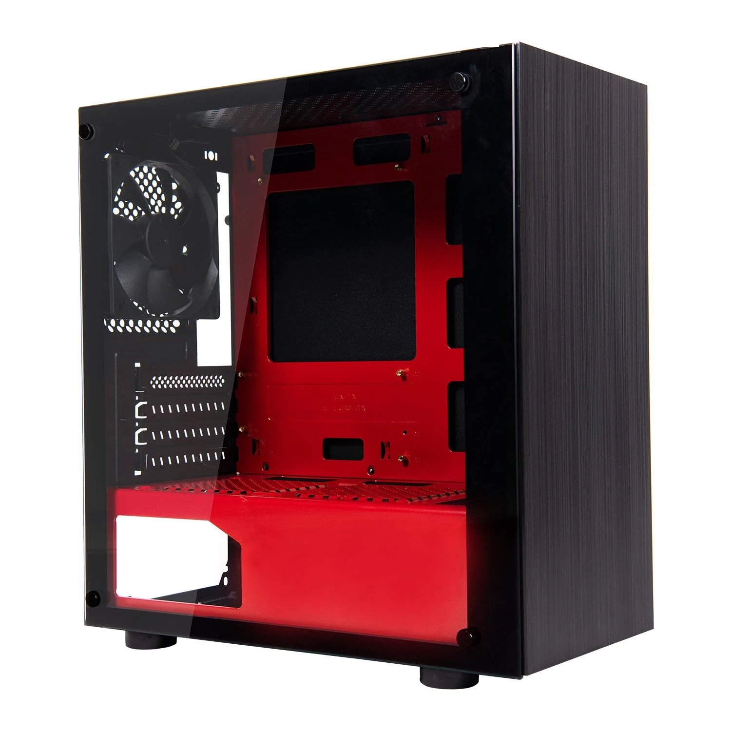 Vỏ Case PC MIK Nexus M Black Red - M-ATX - Đen/Đỏ - NEW
