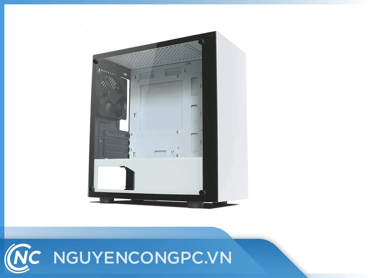 Vỏ Case PC MIK Nexus M White - M-ATX - Trắng - NEW