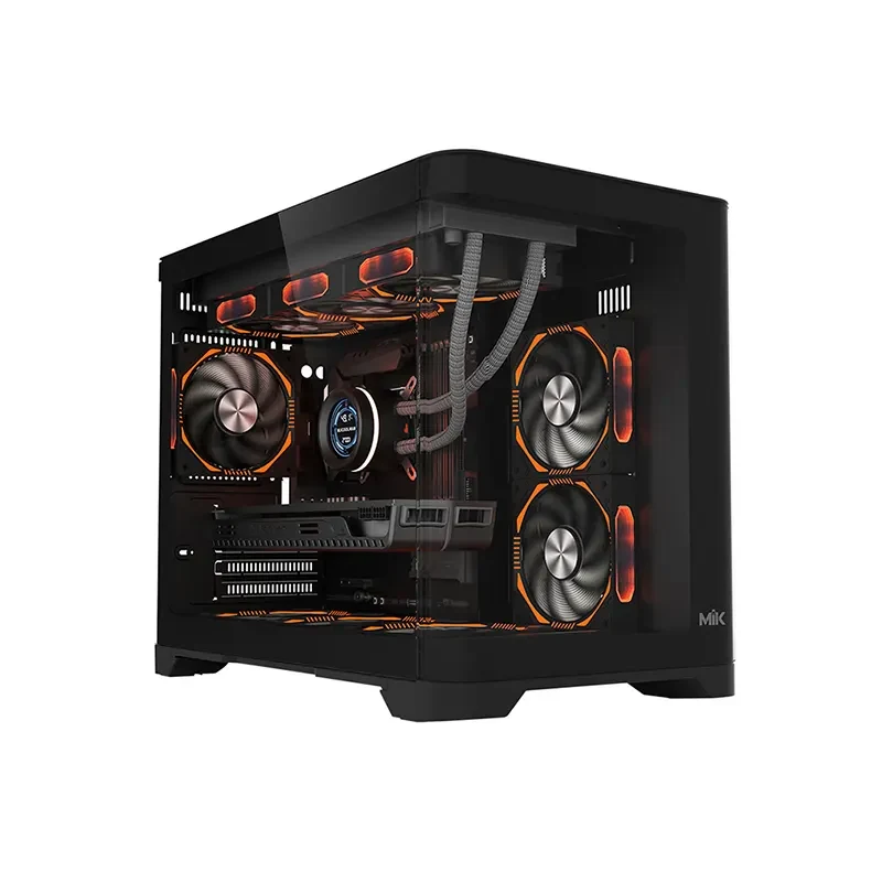 Vỏ Case PC MIK X 3FX - ATX - Đen - NEW