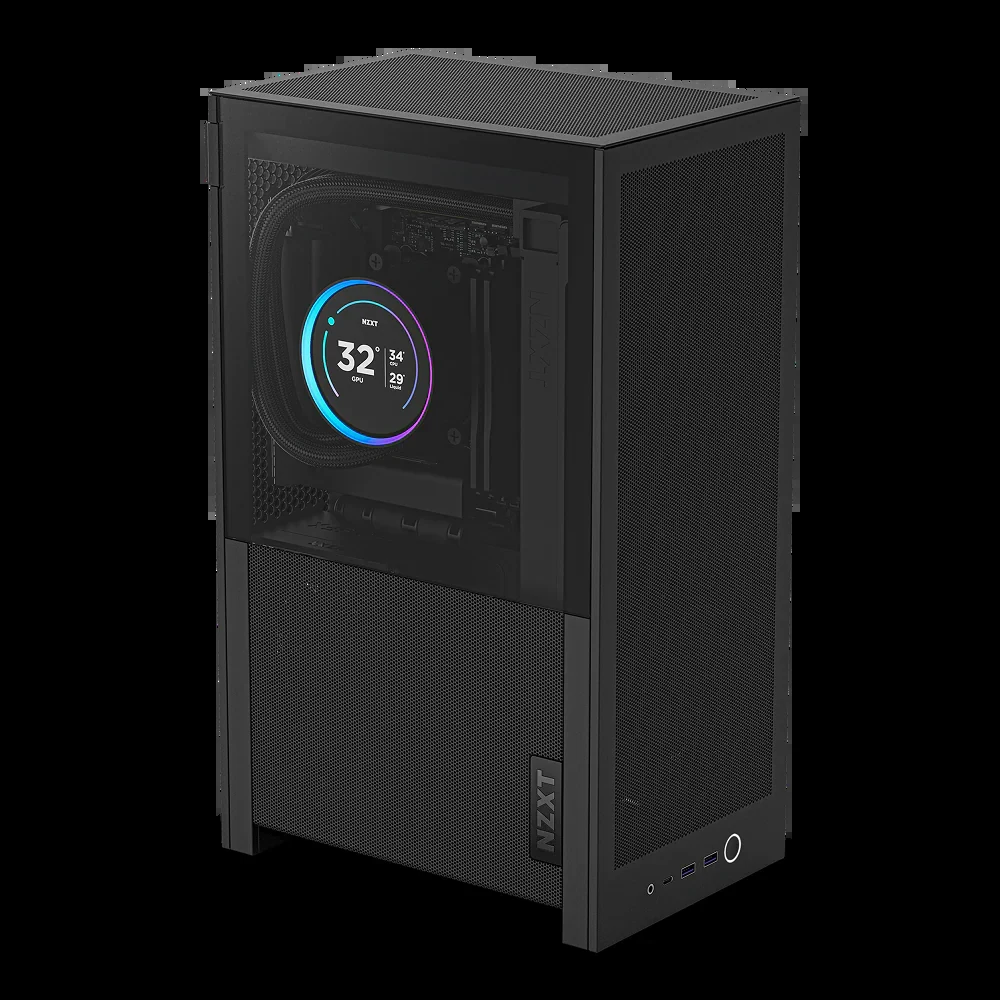 Vỏ Case PC NZXT H2 Flow Black - Mini-ITX - Đen - NEW