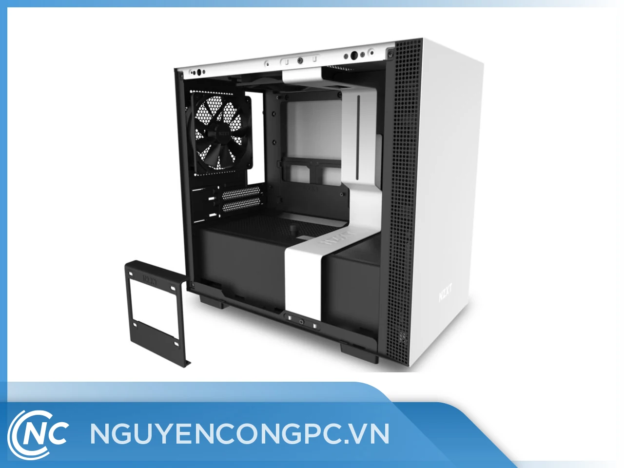 Vỏ Case PC NZXT H210 White - Mini-ITX - Trắng - NEW