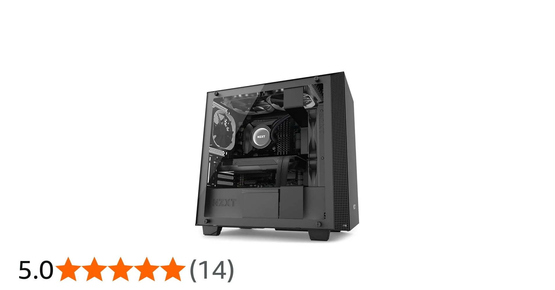 Vỏ Case PC NZXT H400 Black - M-ATX - Đen - NEW