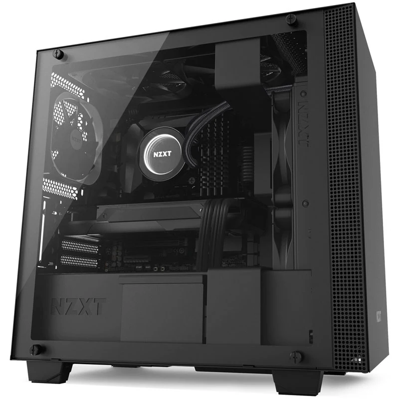 Vỏ Case PC NZXT H400 Black - M-ATX - Đen - NEW