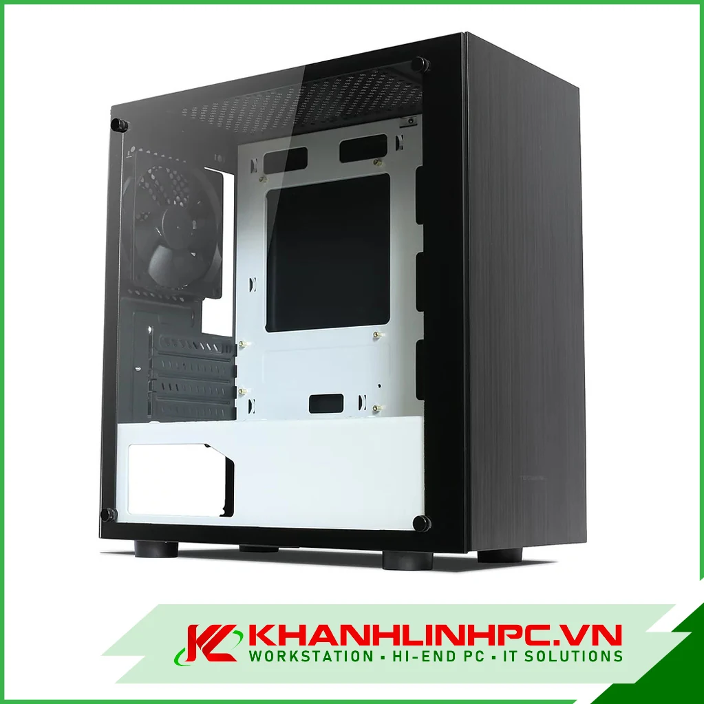 Vỏ Case PC NZXT H400 White - M-ATX - Trắng - NEW