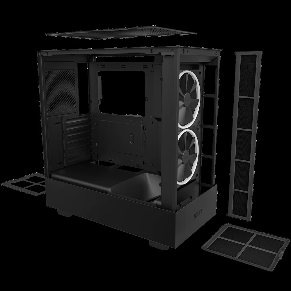 Vỏ Case PC NZXT H5 Elite Black - ATX - Đen - NEW