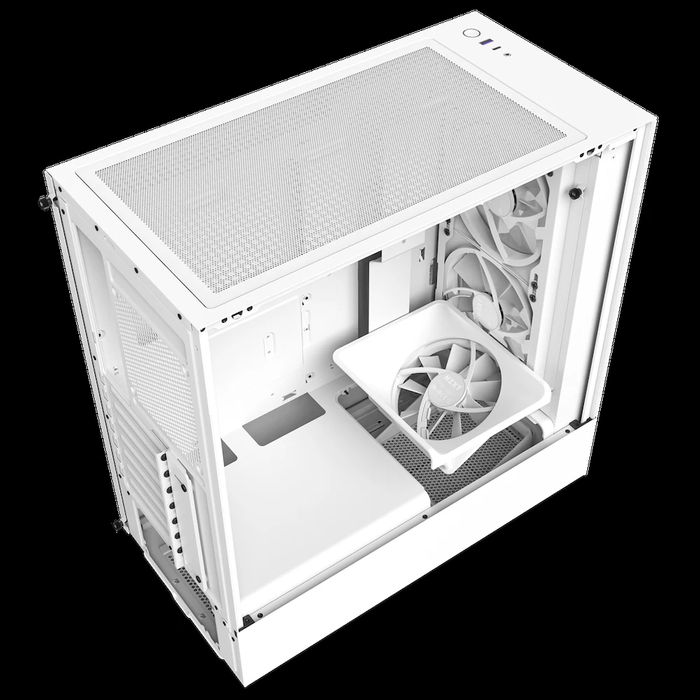 Vỏ Case PC NZXT H5 Elite White - ATX - Trắng - NEW