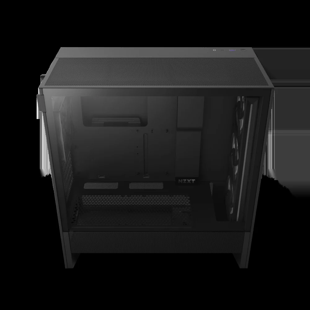 Vỏ Case PC NZXT H5 Flow RGB Black - ATX - Đen - NEW