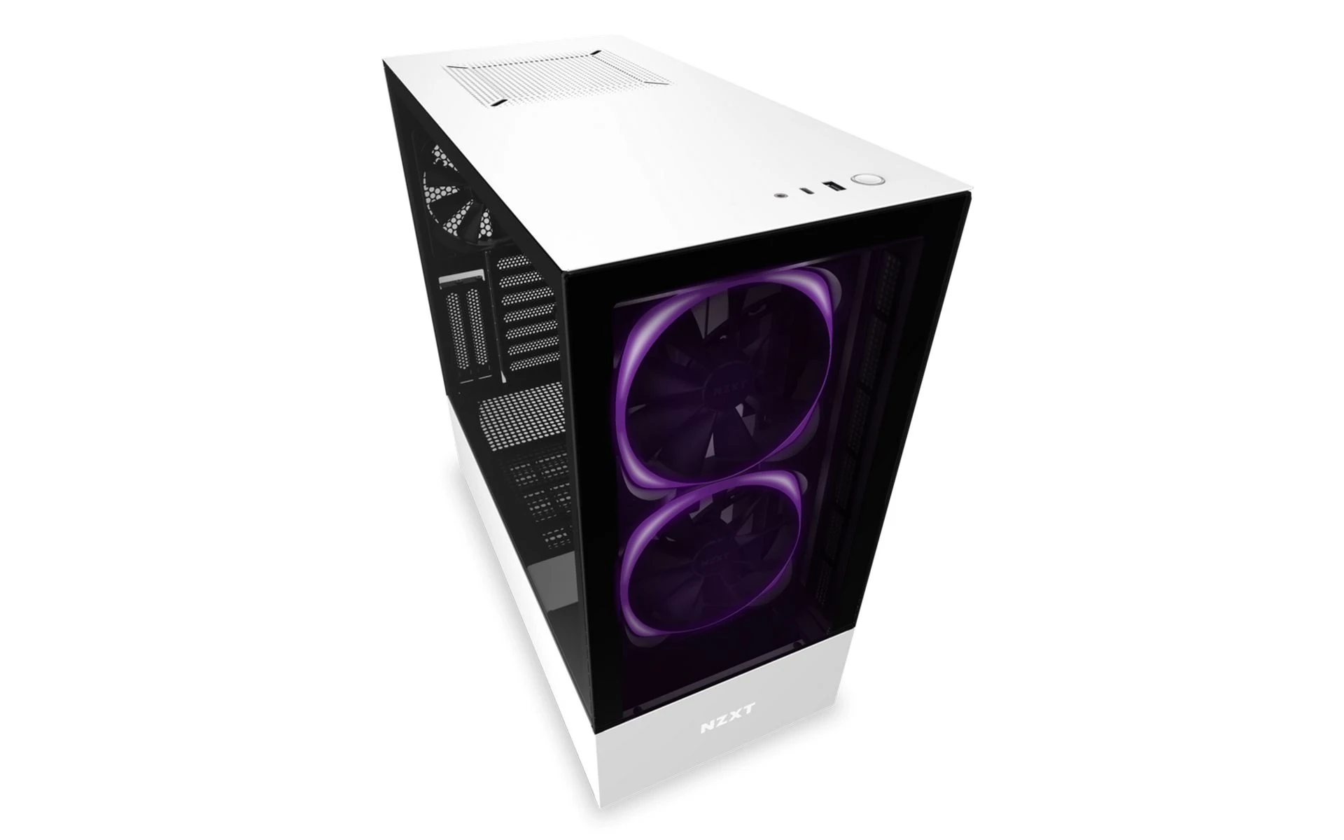 Vỏ Case PC NZXT H510 Elite White - ATX - Trắng - NEW