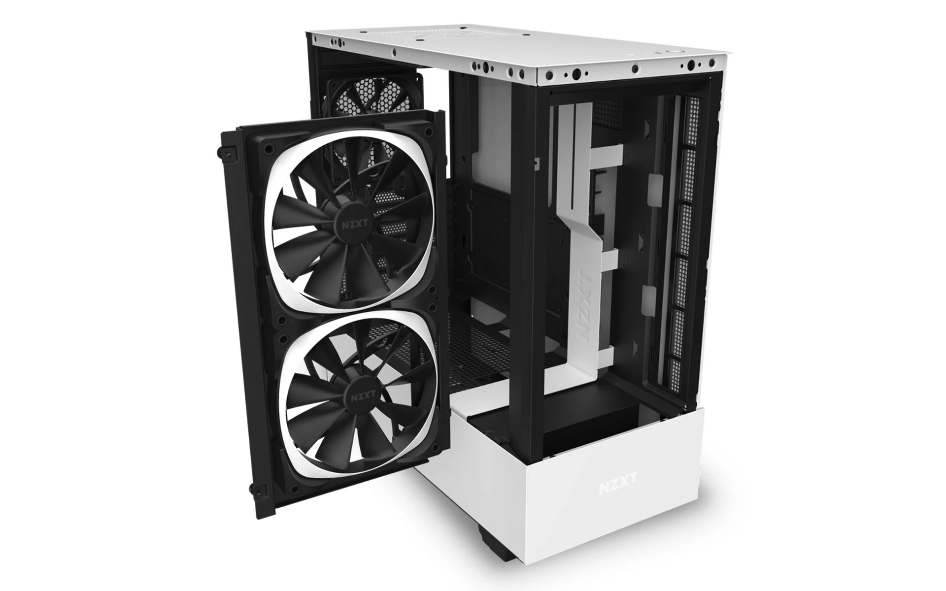 Vỏ Case PC NZXT H510 Elite White - ATX - Trắng - NEW