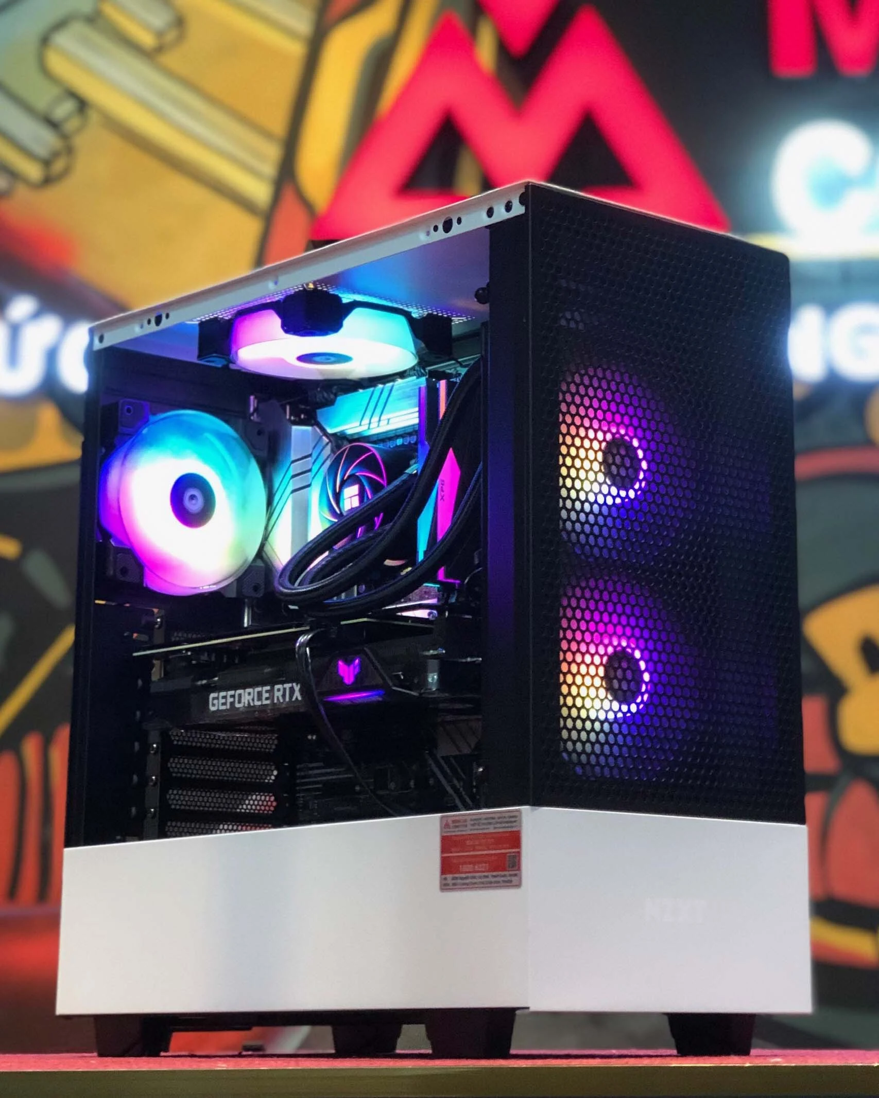 Vỏ Case PC NZXT H510 Flow White - ATX - Trắng - NEW