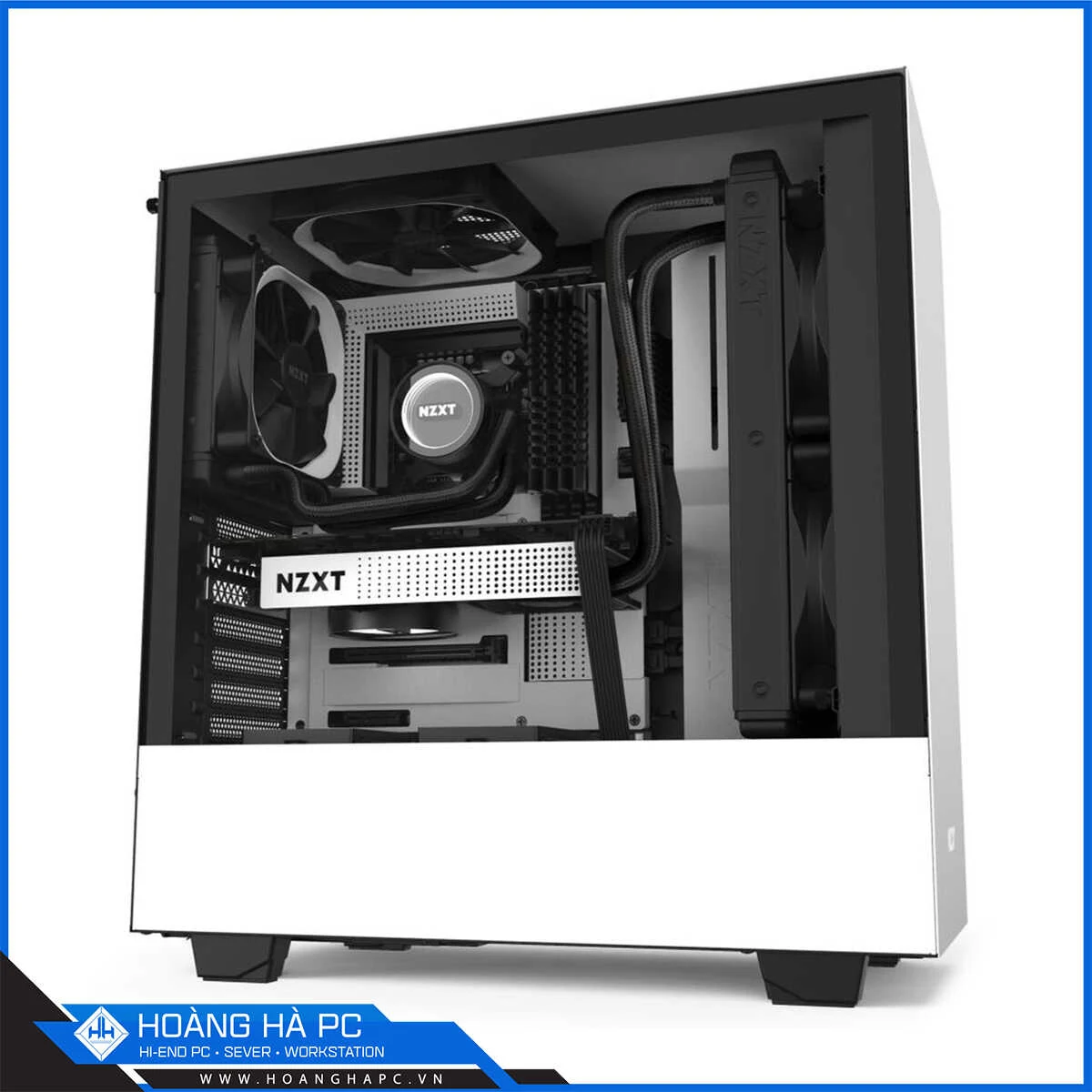 Vỏ Case PC NZXT H510 White - ATX - Trắng - NEW