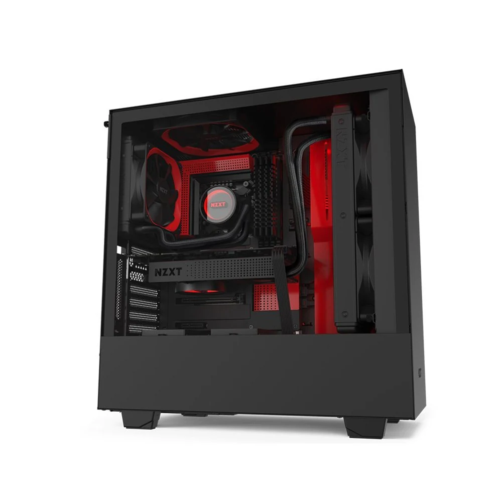 Vỏ Case PC NZXT H510i Black - ATX - Đen - NEW