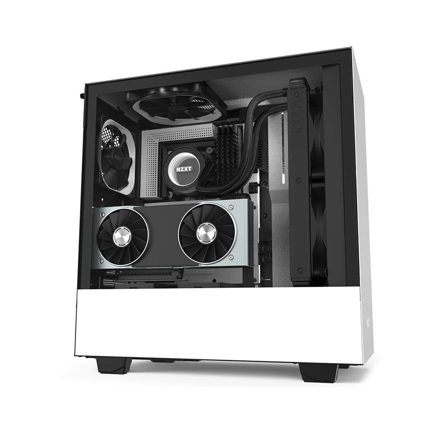 Vỏ Case PC NZXT H510i White - ATX - Trắng - NEW