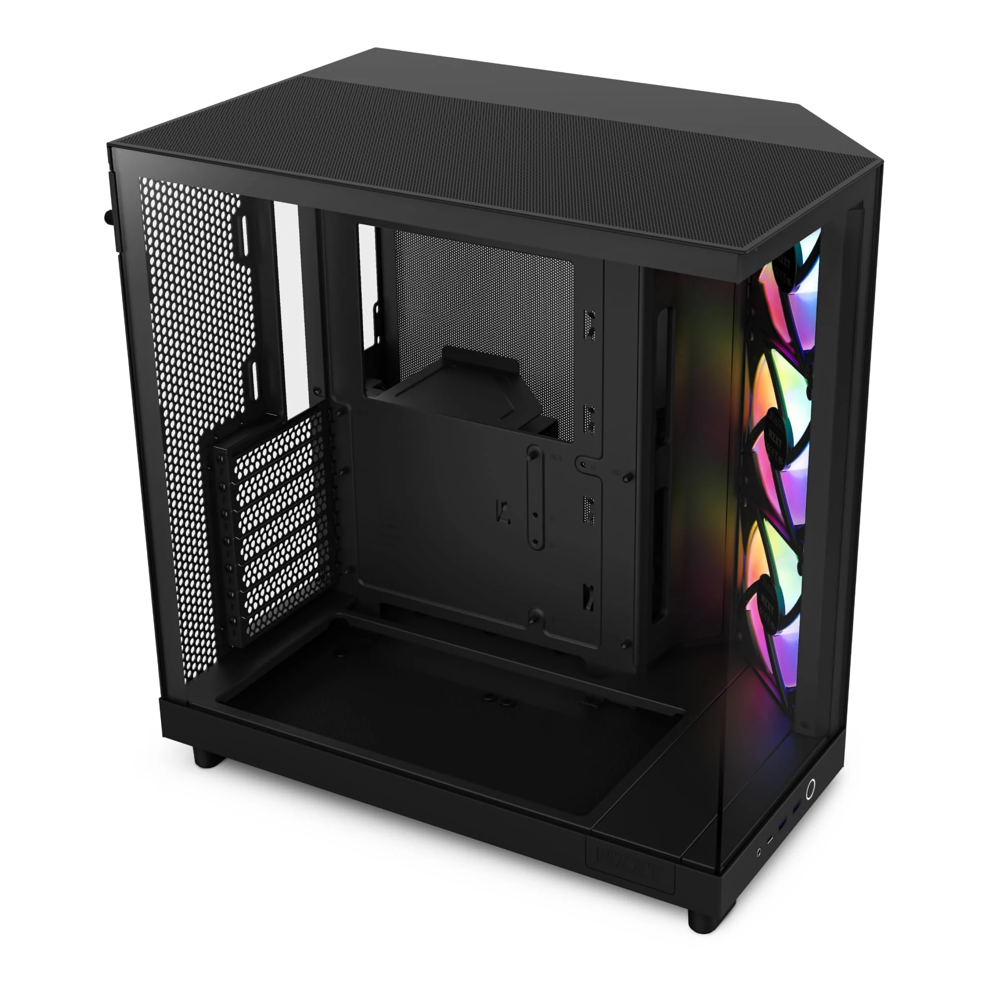 Vỏ Case PC NZXT H6 Flow Black - ATX - Đen - NEW