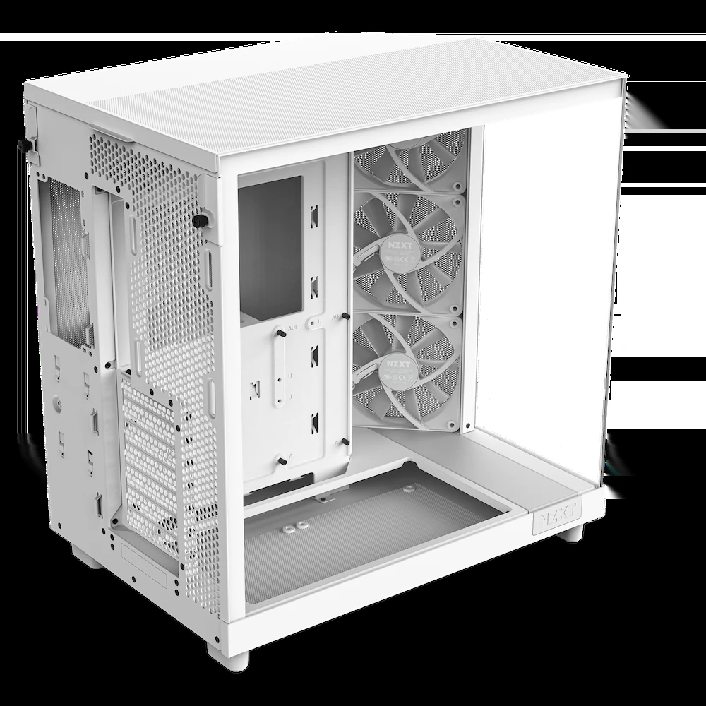 Vỏ Case PC NZXT H6 Flow White - ATX - Trắng - NEW