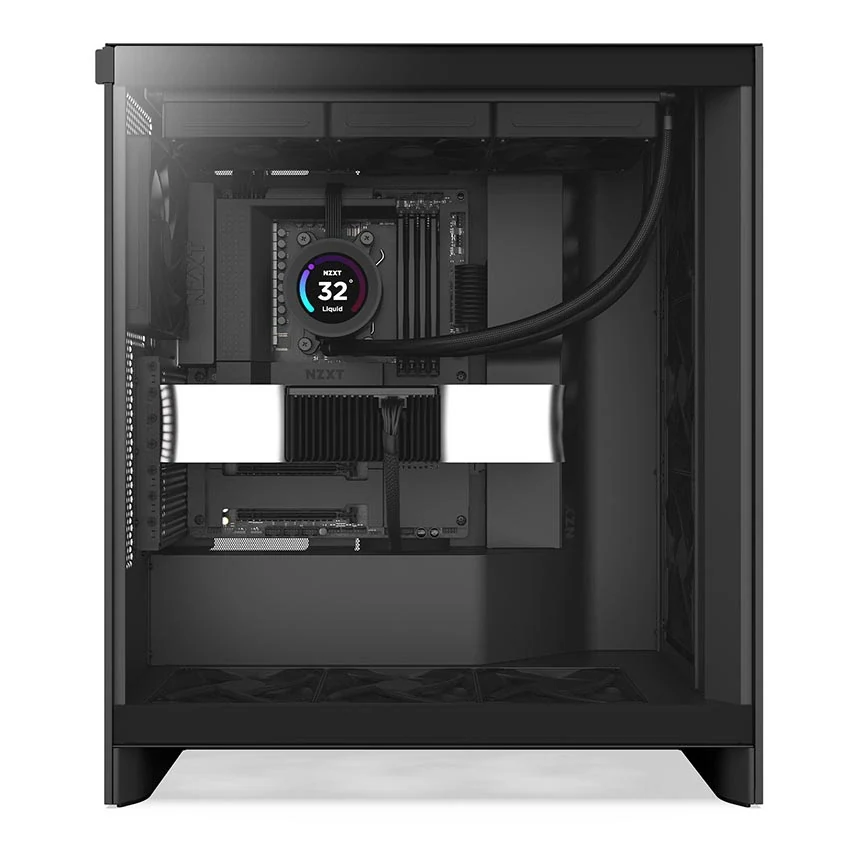 Vỏ Case PC NZXT H7 Flow 2022 Black - ATX - Đen - NEW