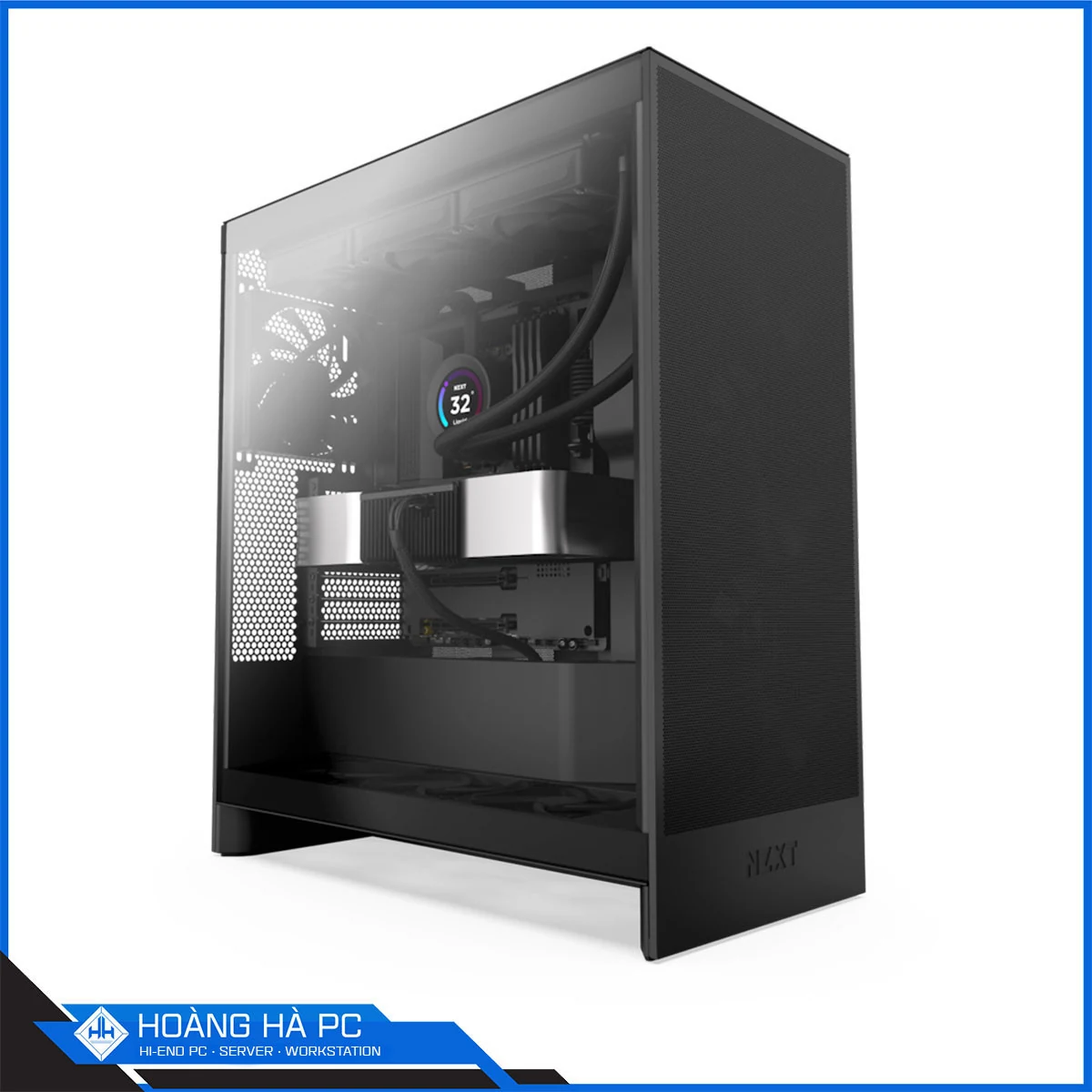 Vỏ Case PC NZXT H7 Flow Black - ATX - Đen - NEW