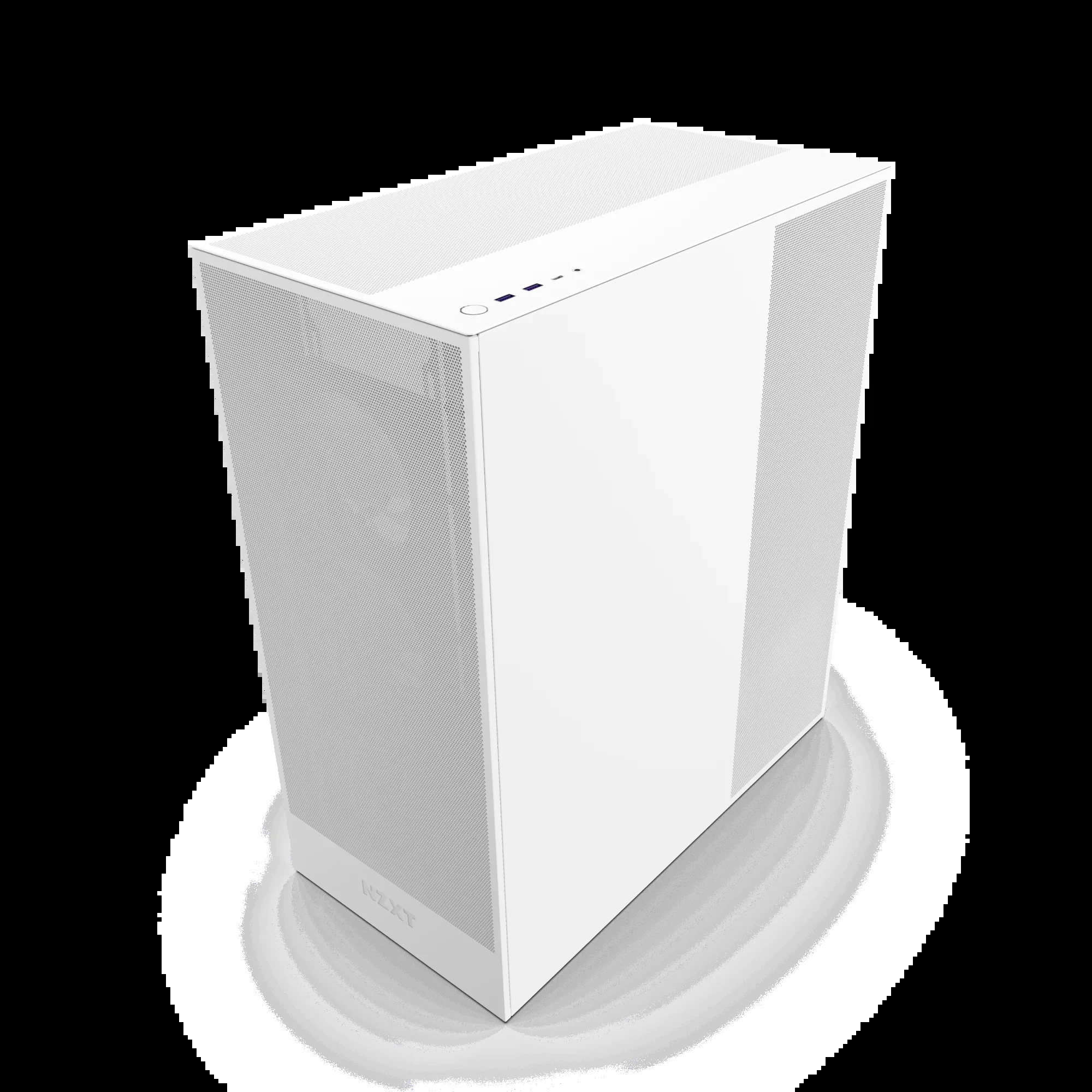 Vỏ Case PC NZXT H7 Flow RGB White - ATX - Trắng - NEW