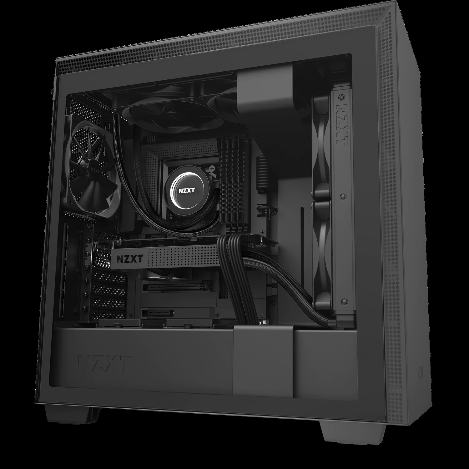 Vỏ Case PC NZXT H710 Black - ATX - Đen - NEW