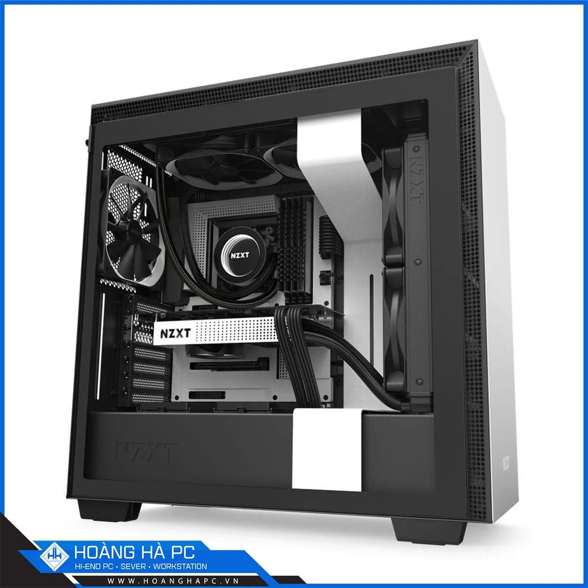 Vỏ Case PC NZXT H710 White - ATX - Trắng - NEW