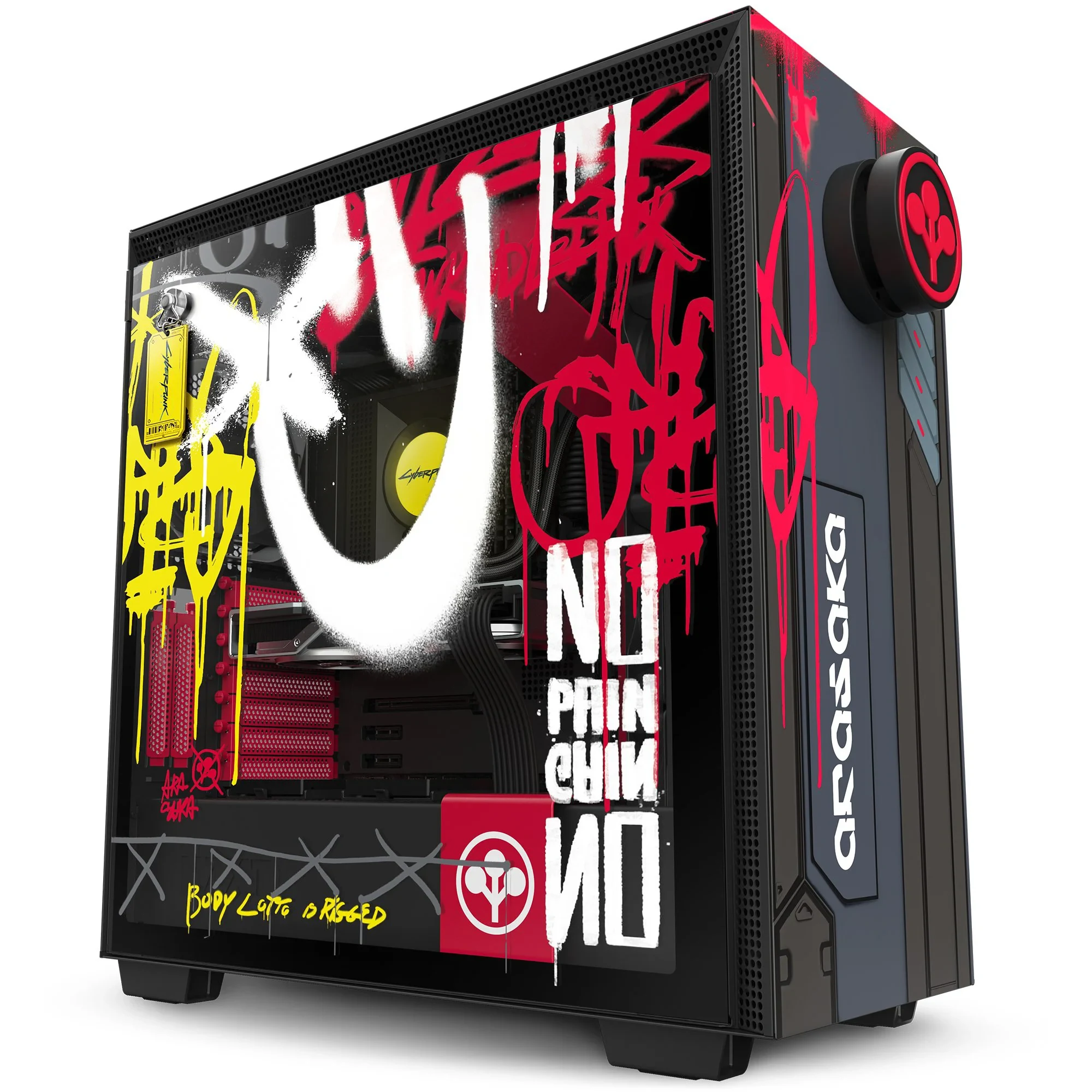 Vỏ Case PC NZXT H710i Cyberpunk 2077 Edition - ATX - Đen/Vàng - NEW