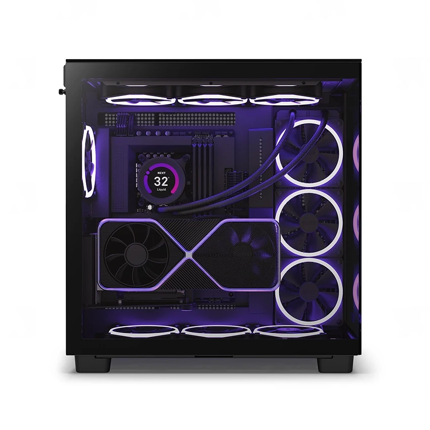 Vỏ Case PC NZXT H9 Elite RGB Black - ATX - Đen - NEW