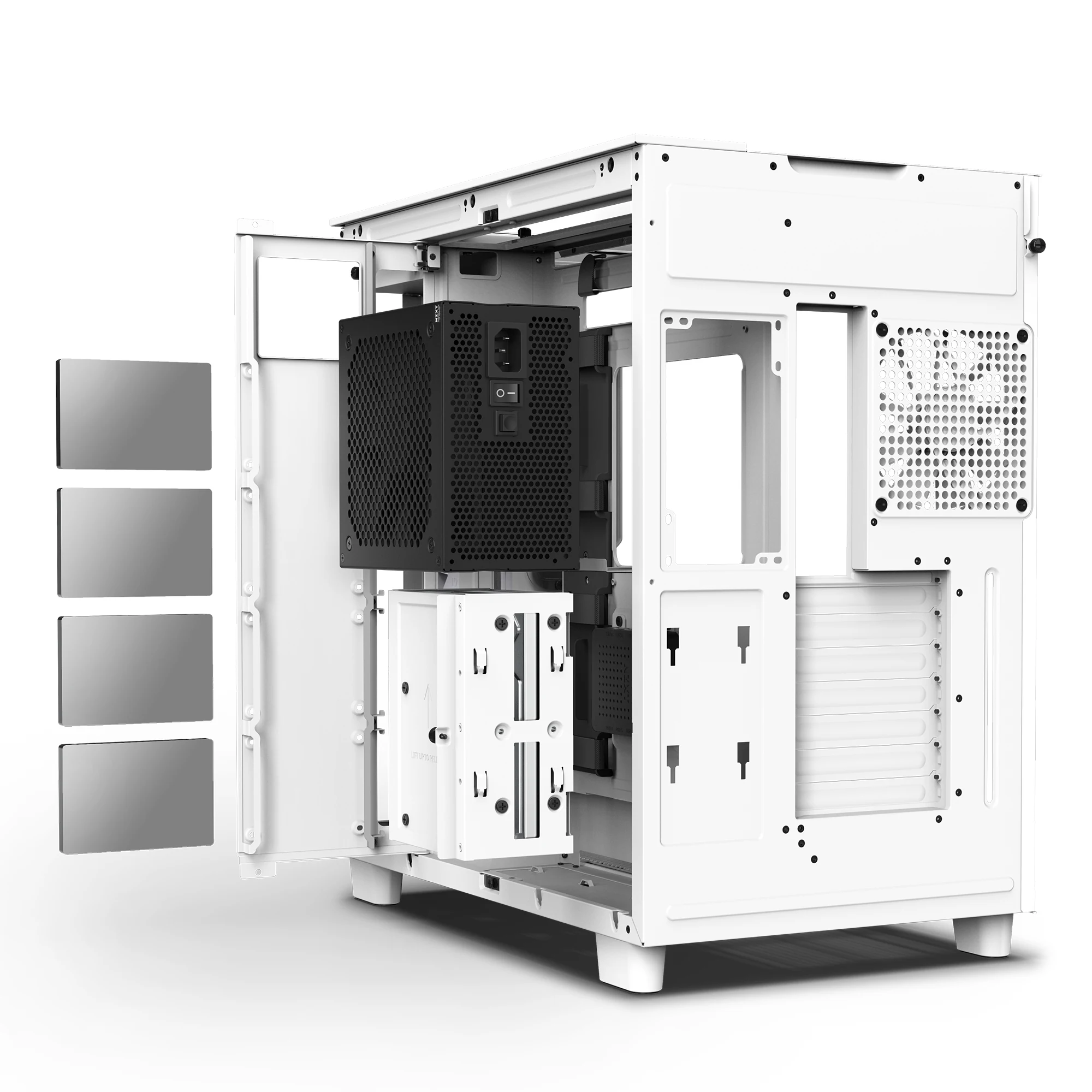 Vỏ Case PC NZXT H9 Elite White - ATX - Trắng - NEW