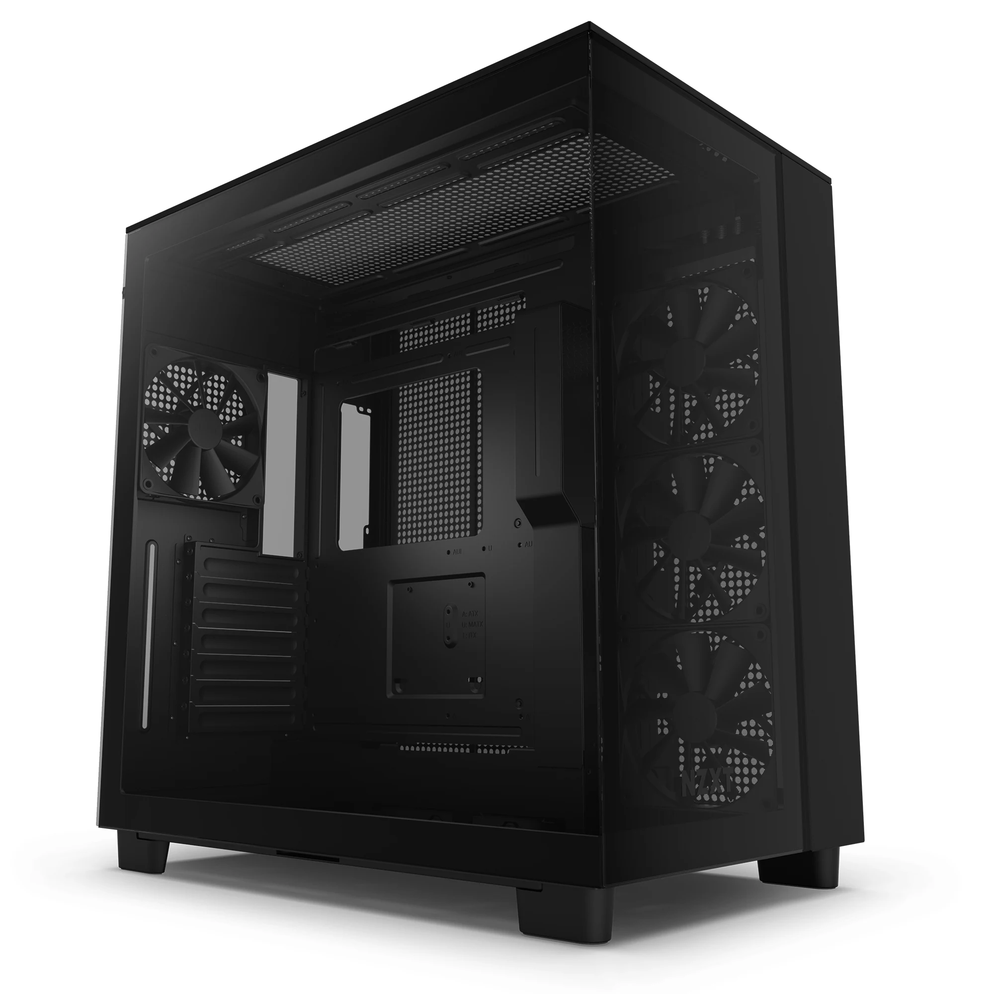 Vỏ Case PC NZXT H9 Flow Black - ATX - Đen - NEW