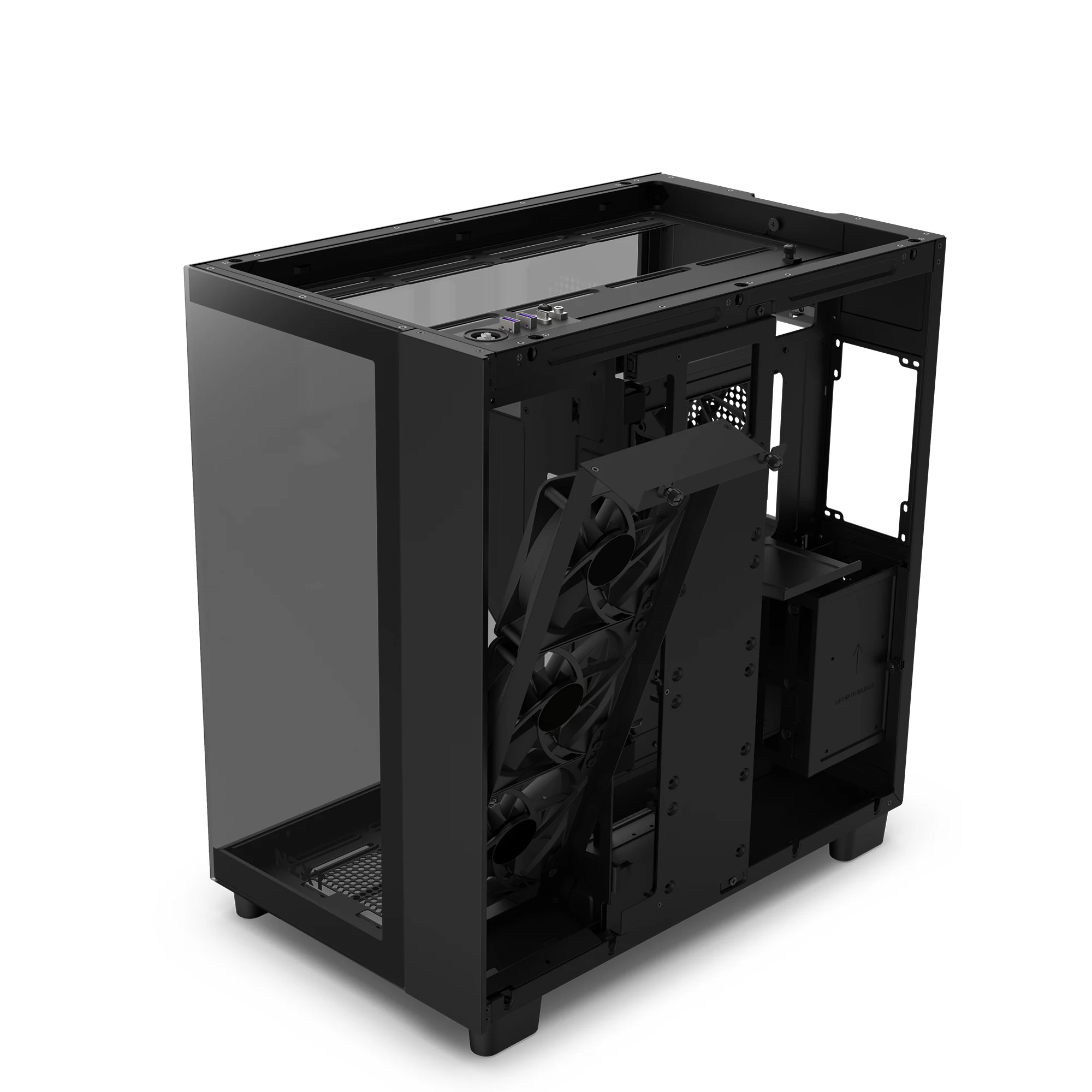 Vỏ Case PC NZXT H9 Flow Black - ATX - Đen - NEW