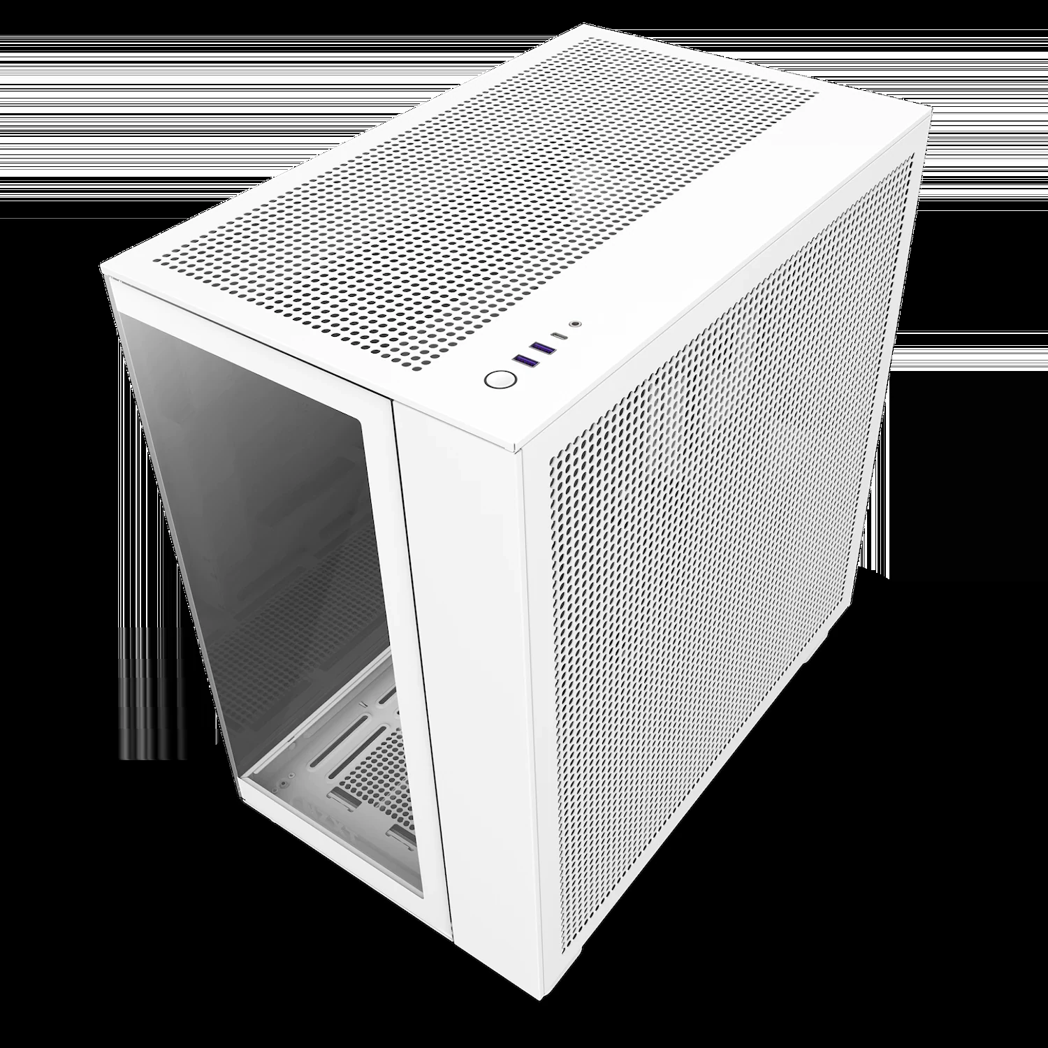 Vỏ Case PC NZXT H9 Flow White - ATX - Trắng - NEW